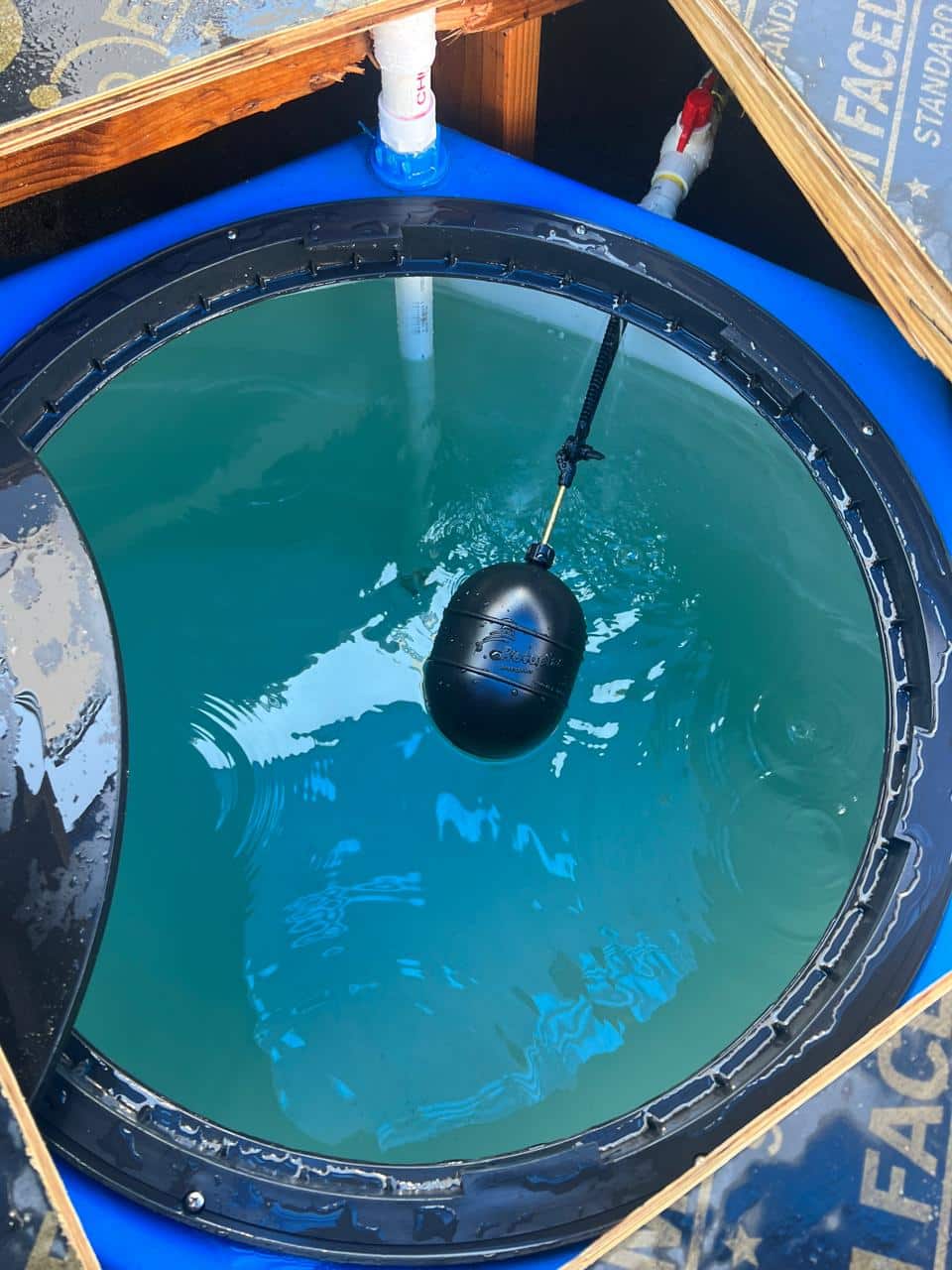 Construcción de cisterna